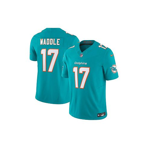 Nike Mens Jaylen Waddle Aqua Miami Dolphins Vapor F.U.S.E. Limited Jersey