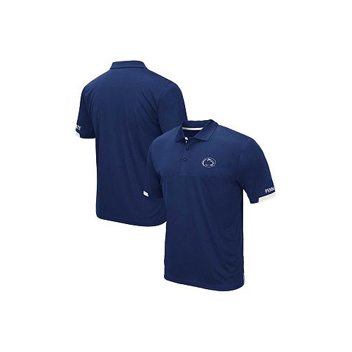 Colosseum Mens Navy Penn State Nittany Lions Big and Tall Santry Polo Shirt