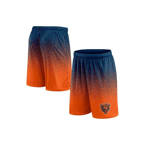 Fanatics Mens Navy Orange Chicago Bears Ombre Shorts