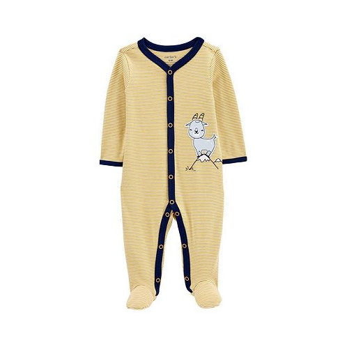 Carters Baby Boys Goat Snap Up Cotton Sleep and Play