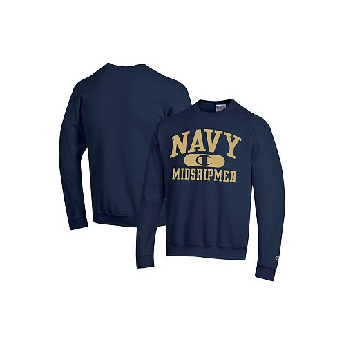 Champion Mens Navy Navy Midshipmen Arch Pill Sweatshirt