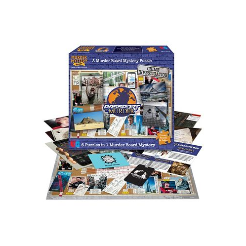 University Games Murder Mystery Party Case Files Puzzles Passport to Murder 1000 Pieces