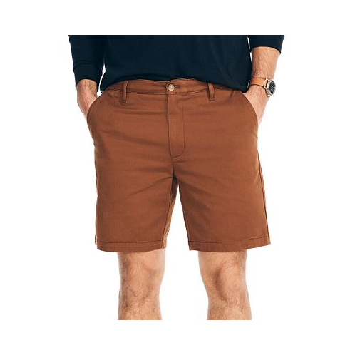Nautica Classic-Fit 8.5” Stretch Chino Flat-Front Deck Short