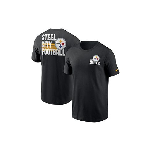 Nike Mens Black Pittsburgh Steelers Blitz Essential T-shirt