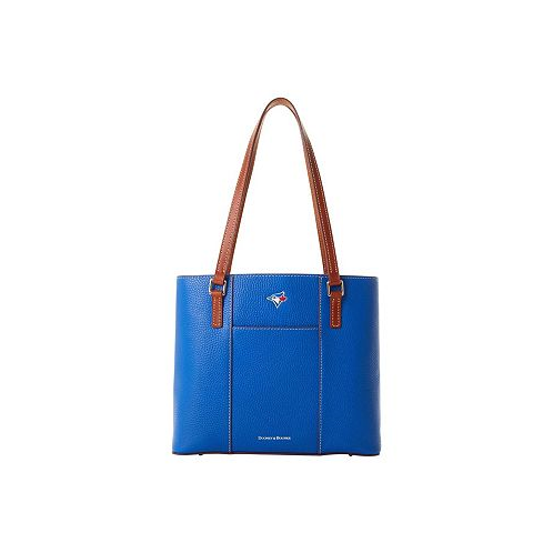 Dooney & Bourke Womens Toronto Blue Jays Pebble Lexington Shopper Purse