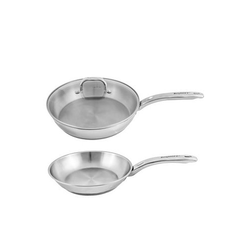 BergHOFF Belly 18/10 Stainless Steel 3 Piece Fry Pan and Skillet Set
