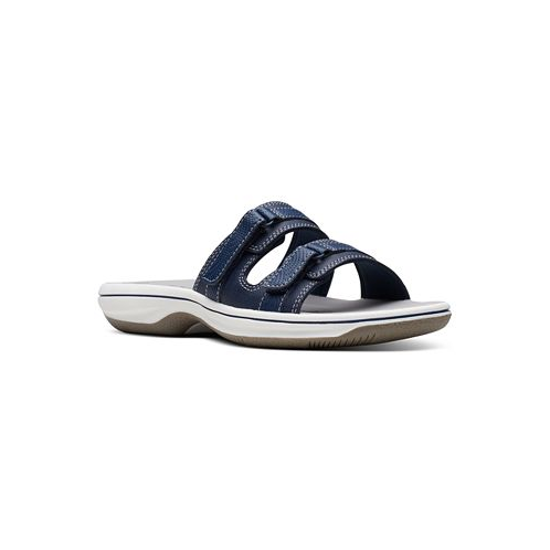 Clarks Womens Cloudsteppers Breeze Piper Double-Strap Sandals
