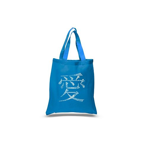LA Pop Art The Word Love In 44 Languages - Small Word Art Tote Bag