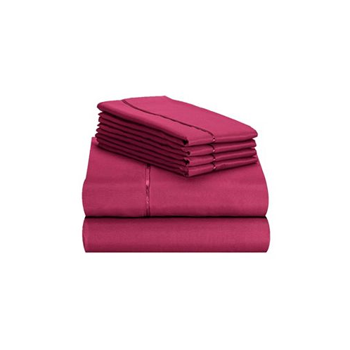 LuxClub Full 6PC Rayon from Bamboo Solid Performance Sheet Set