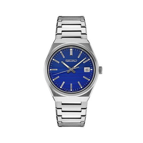 Seiko Mens Essentials Stainless Steel Bracelet Watch 39mm