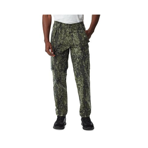 BASS OUTDOOR Mens Tapered-Fit Camo Force Cargo Pants