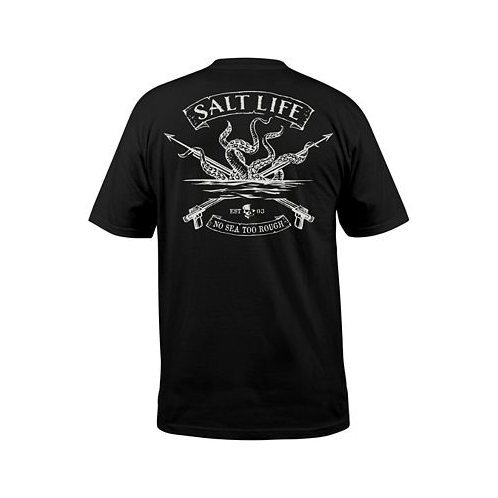 Salt Life Mens Octo Spears Short-Sleeve Graphic T-Shirt