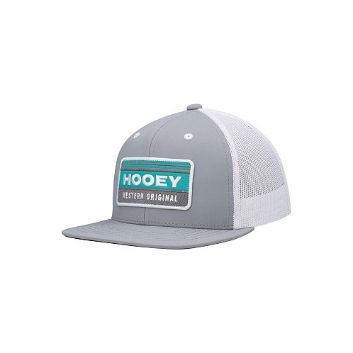 Hooey Big Boys and Girls Gray White Horizon Trucker Snapback Hat