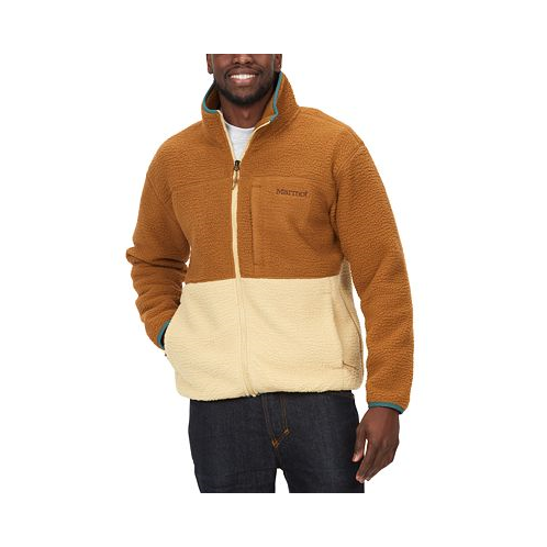 Marmot Mens Aros Colorblocked Fleece Full-Zip Jacket