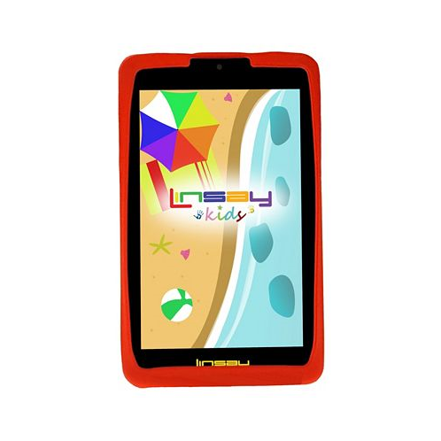 LINSAY New 7 Kids Wi-Fi Tablet PC 64GB New Android 13 with Kid Defender Case