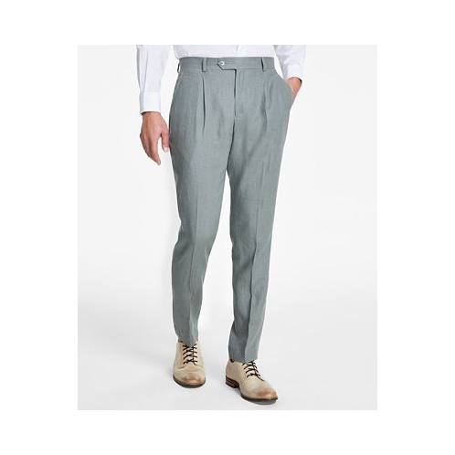 Tommy Hilfiger Mens Modern-Fit Linen Suit Pants