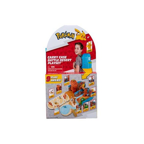 Pokemon Carry Case Battle Desert Playset with Figure