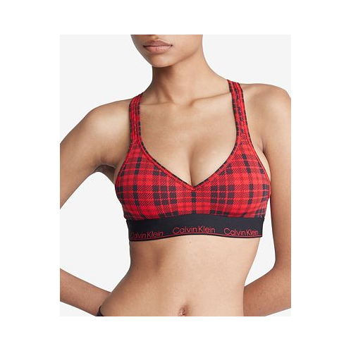 Calvin Klein Womens Modern Cotton Holiday Padded Bralette QF7781