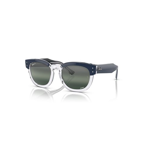 Ray-Ban Unisex Mega Hawkeye Chromance Polarized Sunglasses Mirror Gradient RB0298S