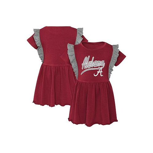 Outerstuff Girls Toddler Crimson Alabama Crimson Tide Too Cute Tri-Blend Dress