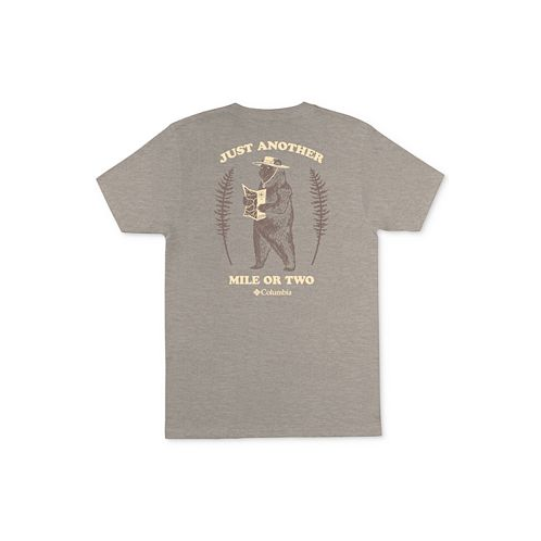 Columbia Mens Duluth Short-Sleeve Walking Bear Graphic T-Shirt