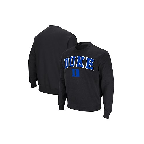 Colosseum Mens Duke Blue Devils Arch & Logo Pullover Sweatshirt