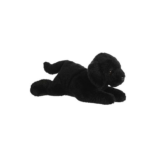 Aurora Medium Black Labrador Flopsie Adorable Plush Toy Black 12