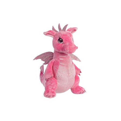 Aurora Medium Dahlia Dragon Sparkle Tales Enchanting Plush Toy Pink 12.5