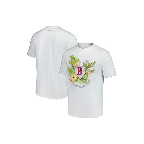 Tommy Bahama Mens White Boston Red Sox Island League T-shirt