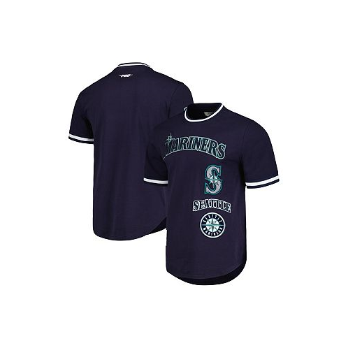 Pro Standard Mens Navy Seattle Mariners Cooperstown Collection Retro Classic T-shirt