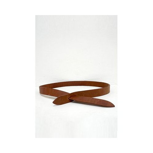 Paneros Clothing Womens Fiona Wrap Leather Belt in Brown