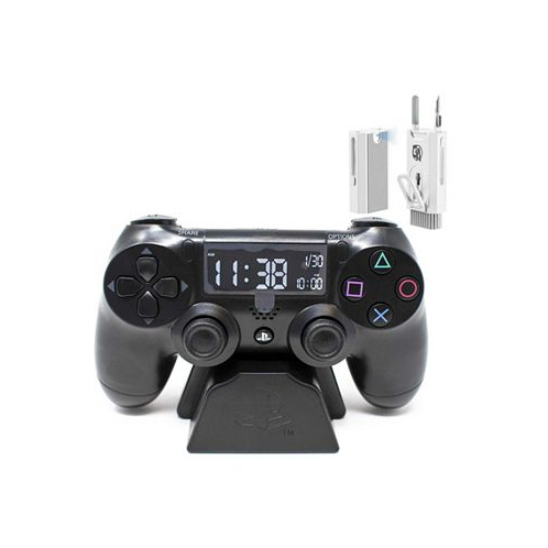 BOLT AXTION PlayStation Officially Licensed Merchandise - Controller Alarm Clock Multicolor With Bundle