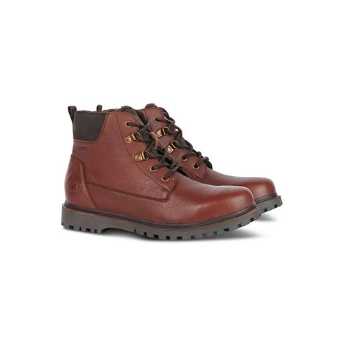 Barbour Mens Storr Waterproof Lace-Up Leather Derby Boots