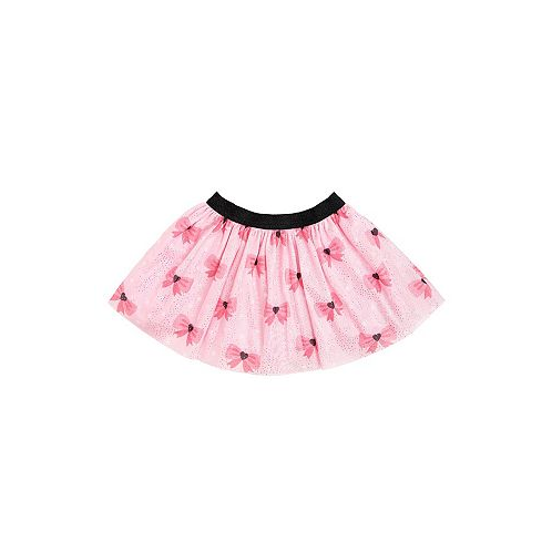 Sweet Wink Little and Big Girls Pink Bow Tutu Skirt