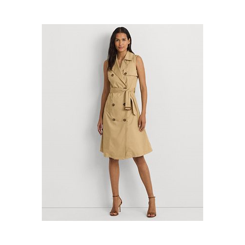 POLO Ralph Lauren Womens Double-Breasted Belted Dress