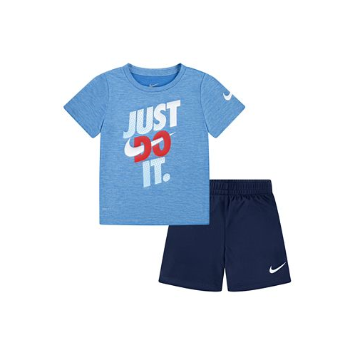 Nike Little Boys Dropsets T-shirt and Shorts 2 Piece Set