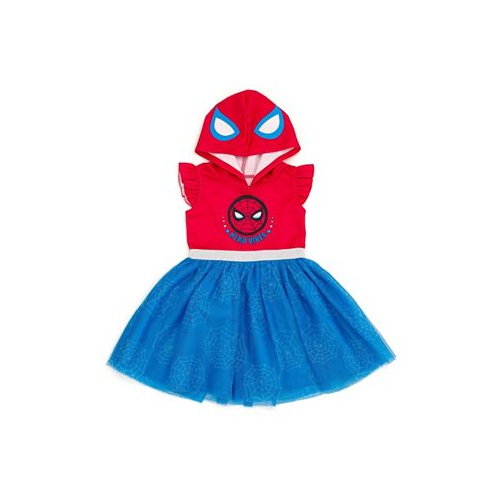 Marvel Spider-Man Girls Mesh Tulle Dress Blue Toddler| Child