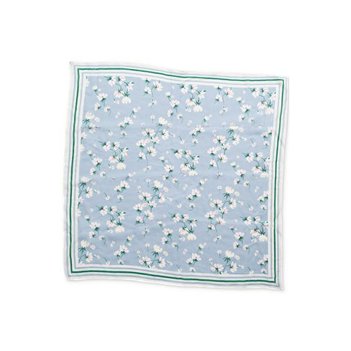 On 34th Womens Cheerful Floral Square Scarf