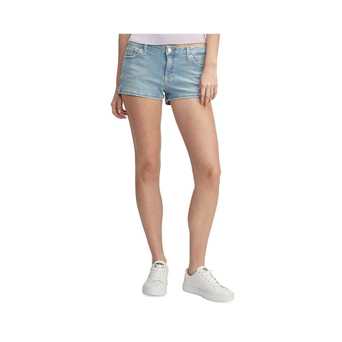 Tommy Jeans Womens Nora Mid-Rise Denim Shorts
