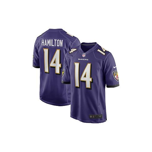 Nike Mens Kyle Hamilton Purple Baltimore Ravens Player Game Jersey
