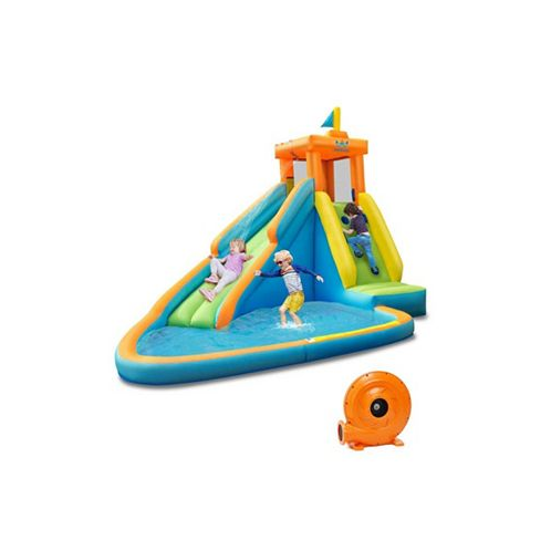SUGIFT Inflatable Water Slide Kids Bounce House with 740W Blower
