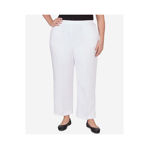 Alfred Dunner Plus Size Paradise Island Twill Short Length Pants