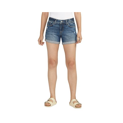 Silver Jeans Co. Womens Curvy Fit Suki Shorts