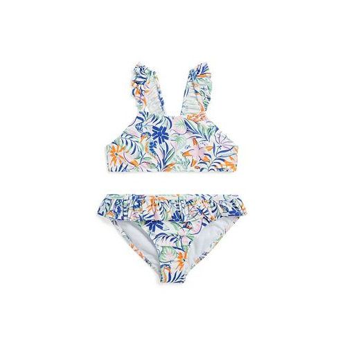 Polo Ralph Lauren Toddler and Little Girls Tropical-Print Two-Piece Swimsuit