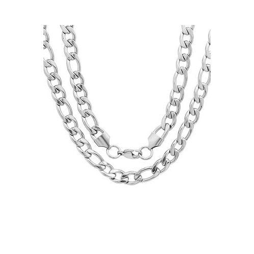 STEELTIME Mens Silver-Tone Franco Chain Necklace 24