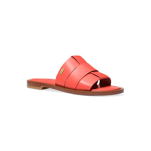 Michael Kors Womens Ryland Slide Flat Sandals
