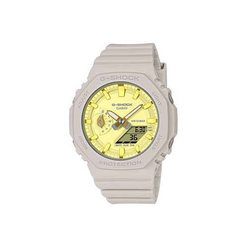 G-Shock Womens Analog Digital Taupe Resin Watch 42.9mm GMAS2100NC4A