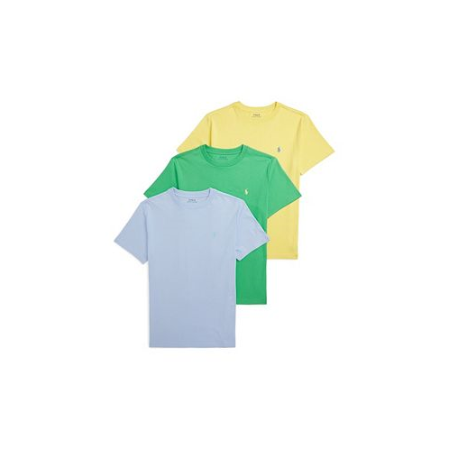 Polo Ralph Lauren Big Boys Cotton Jersey Crewneck T-shirts Pack of 3