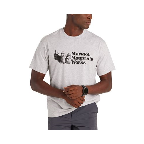 Marmot Mens MMW Short Sleeve Crewneck Graphic T-Shirt