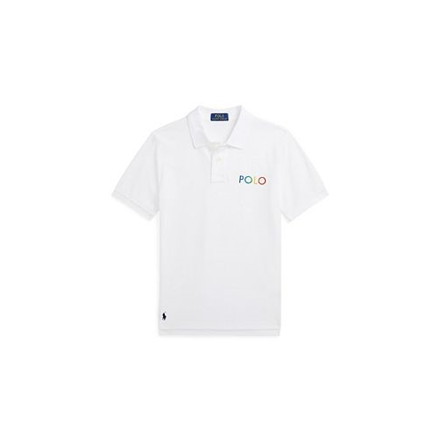 Polo Ralph Lauren Big Boys Ombre-Logo Cotton Mesh Polo Shirt